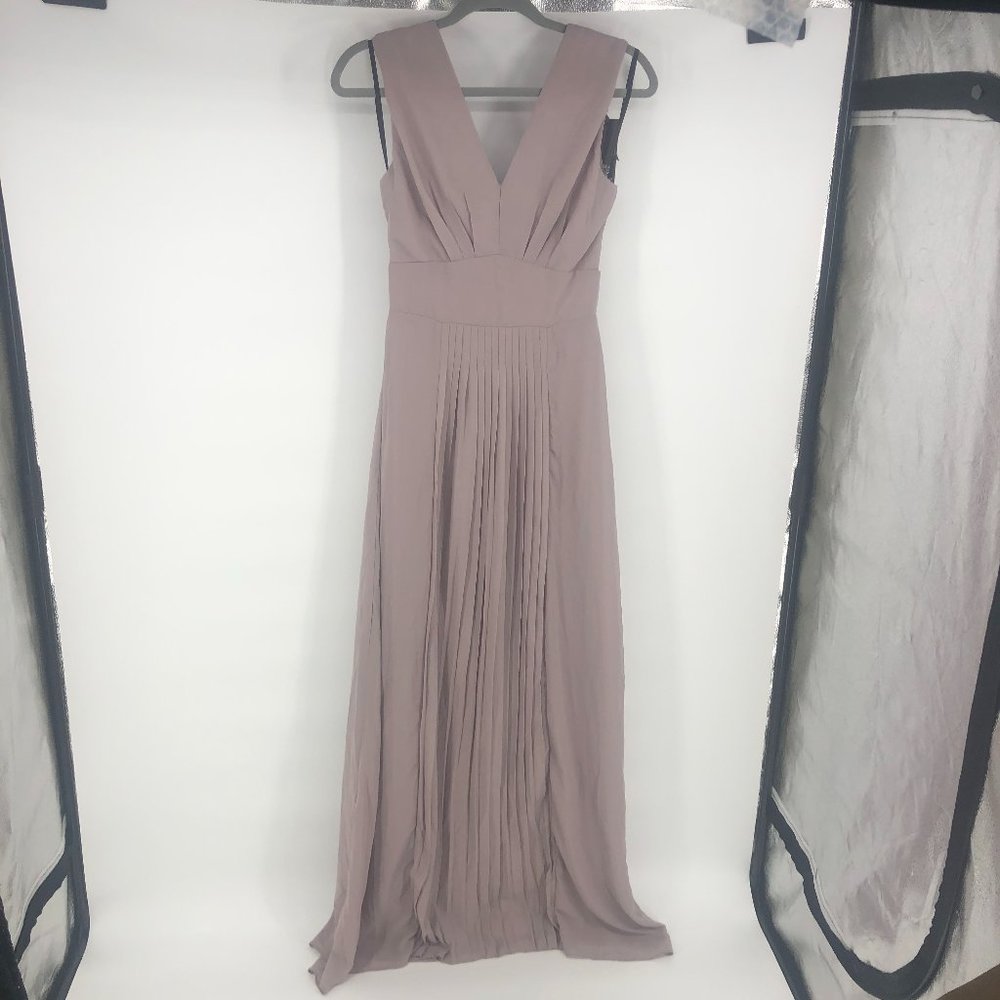 Flaw* TFNC Zana Pleated Bridesmaid Maxi  Microchip